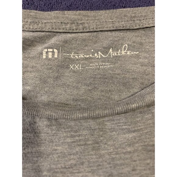 Travis Matthew Grey T-shirt XXL 100%‎ Pima Cotton - Picture 5 of 8